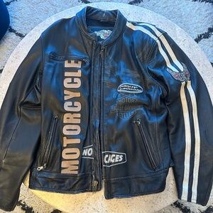 Vintage Harley Davidson Motorcycle Jacket